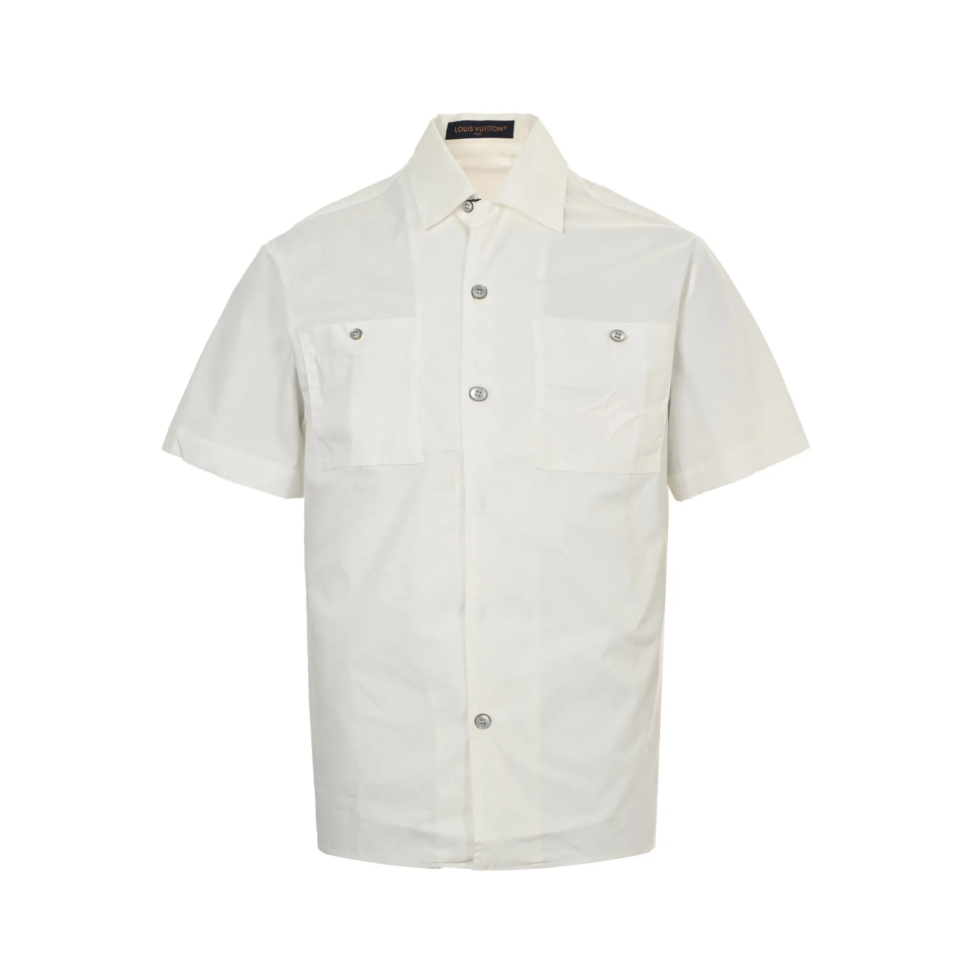 Louis Vuitton/Louis Vuitton 25ss pocket embossed short-sleeved shirt